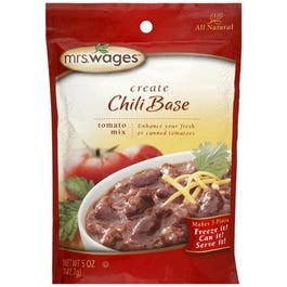 Mrs. Wages, Chili Base Tomato  & Canning Mix, 5-oz.