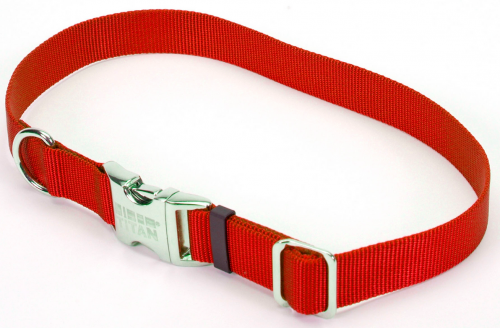 Coastal Pet Products, Coastal Pet Products Titan Metal Buckle Adjustable Nylon Medium Dog Collar