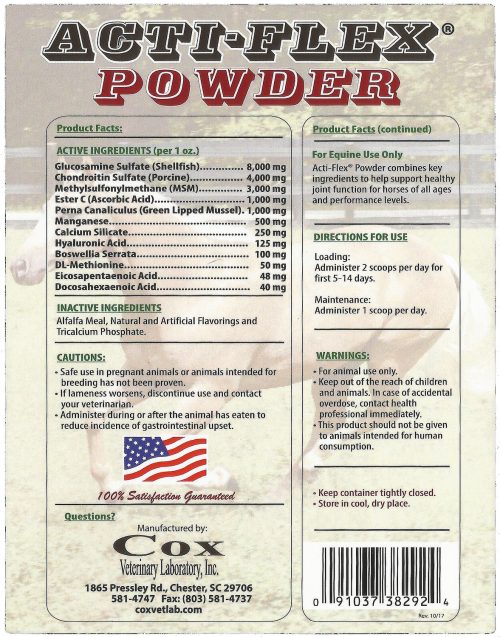 Cox Veterinary Lab, Cox Veterinary Lab Acti-Flex Powder