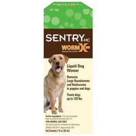 Sentry, Dog De-Wormer, For Dogs Up to 120-Lbs., 2-oz.