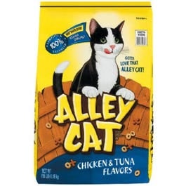 Alley Cat, Dry Cat Food, Chicken & Tuna, 13.3-Lbs.