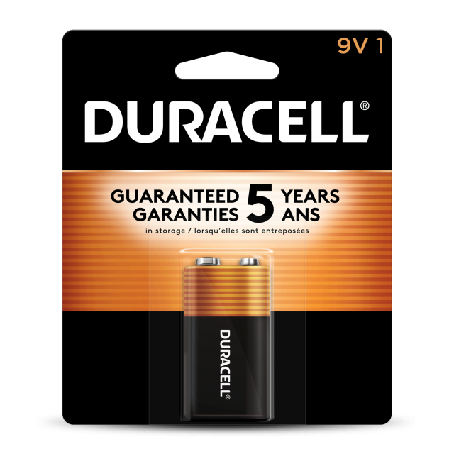Duracell, Duracell Coppertop 9V Alkaline Batteries