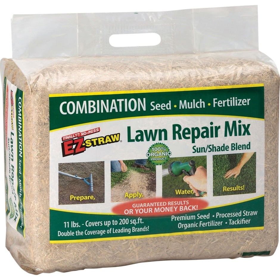 EZ-STRAW, EZ-Straw Lawn Repair Mix Covers 200 Sq Ft