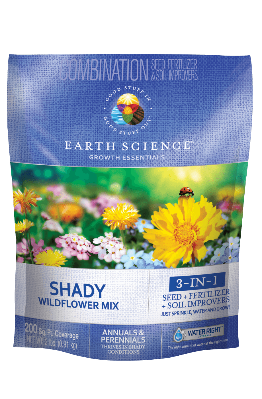 Earth Science, Earth Science All-In-One Shady Wildflower Seed Mix