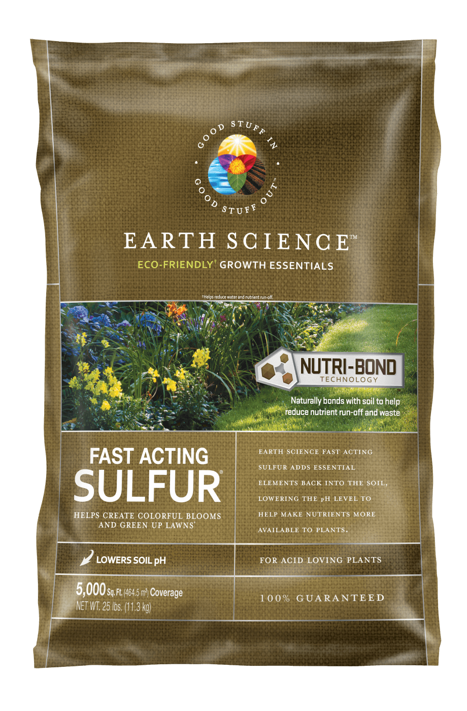 Earth Science, Earth Science Fast Acting Sulfur® 2.5 lb Bag