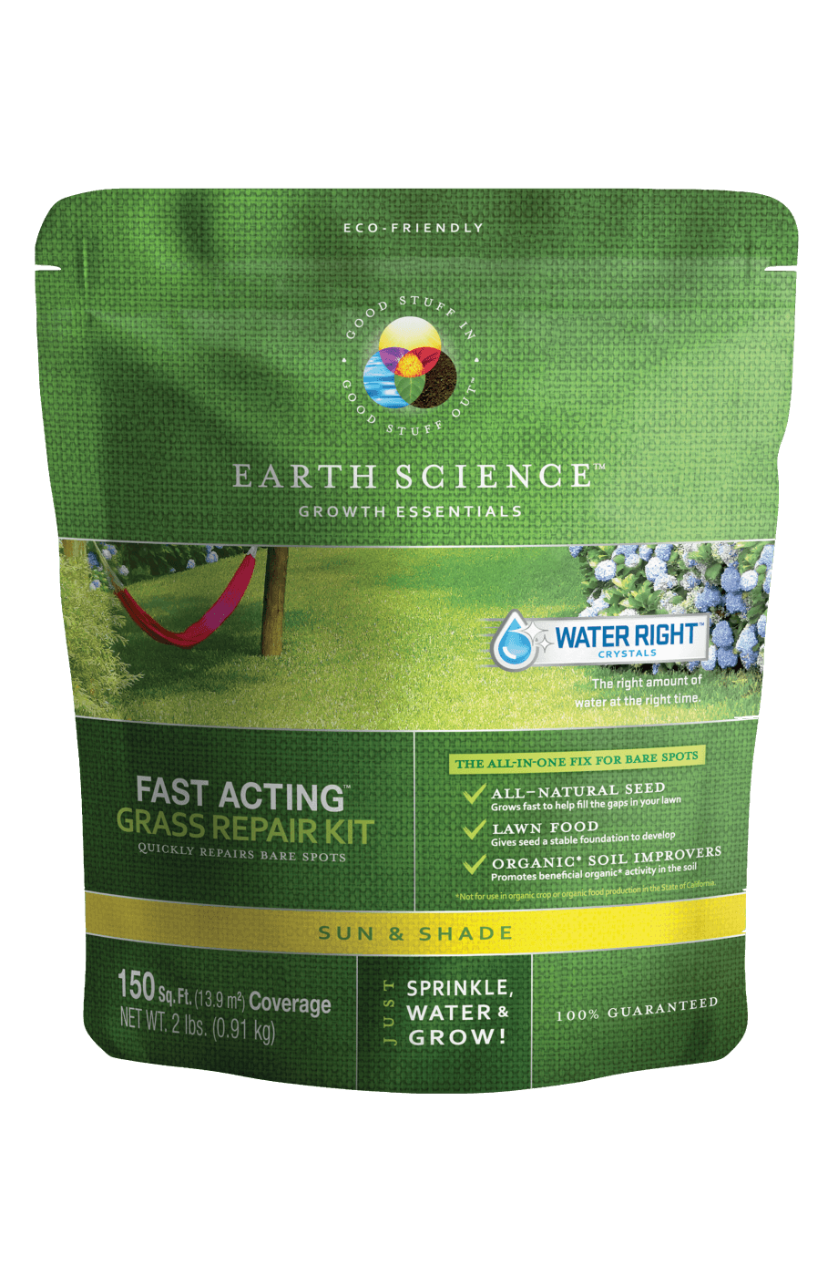 Earth Science, Earth Science’s Fast Acting™ Sun & Shade Grass Repair Kit