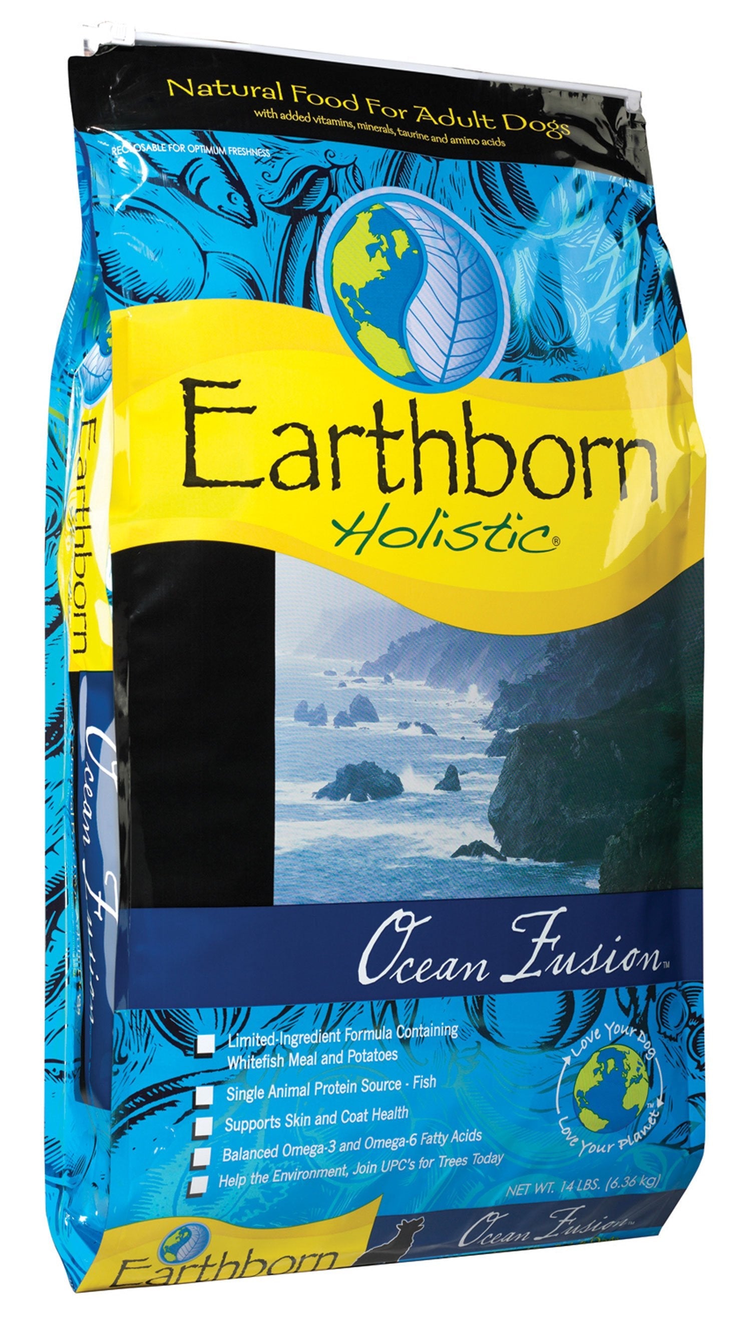 Earthborn Holistic, Earthborn Holistic Ocean Fusion Whitefish Dry Dog Food