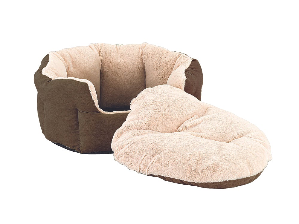 Ethical Pet, Ethical Products SLEEP ZONE REVERSIBLE CUSHION 18″ CHOCOLATE