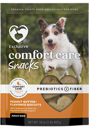 Exclusive Pet Food, Exclusive® Comfort Care® Snacks PEANUT BUTTER-FLAVORED SNACKS