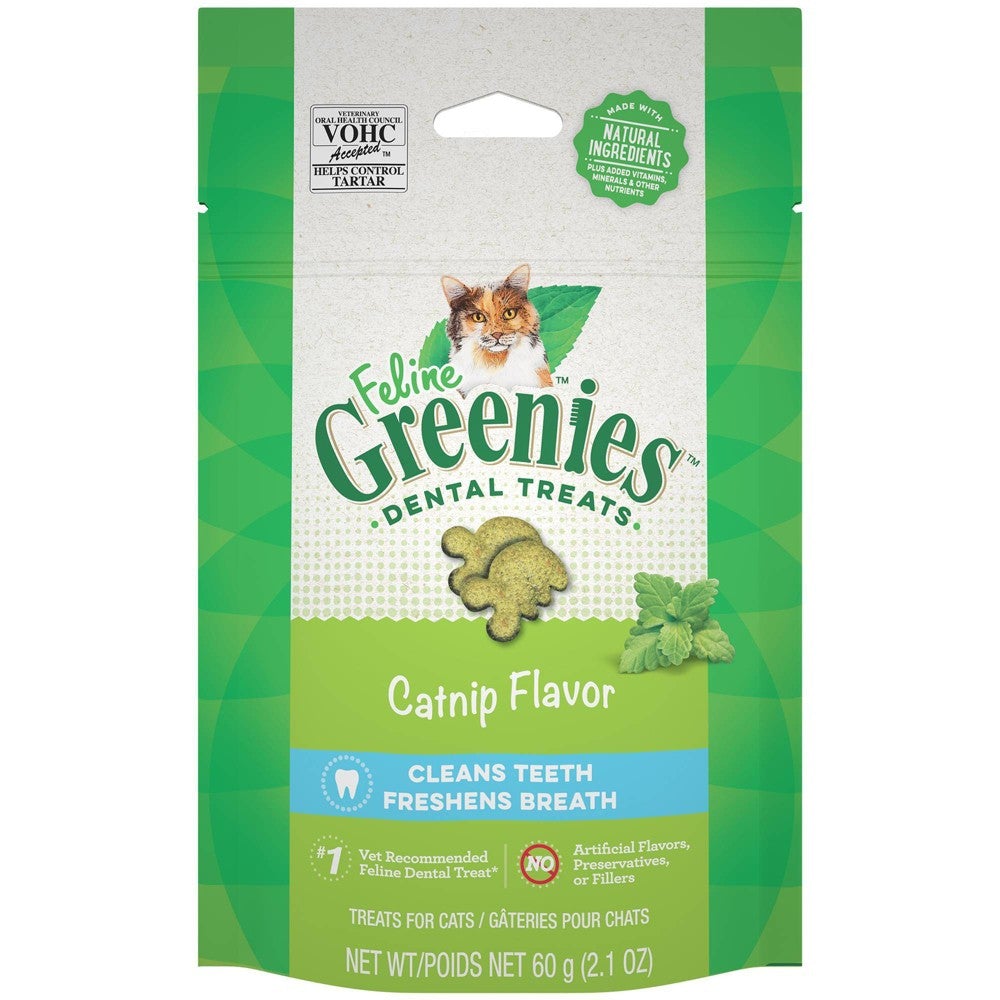 Greenies, FELINE GREENIES™ Dental Treats Catnip Flavor