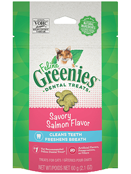 Greenies, FELINE GREENIES™ Dental Treats Savory Salmon Flavor