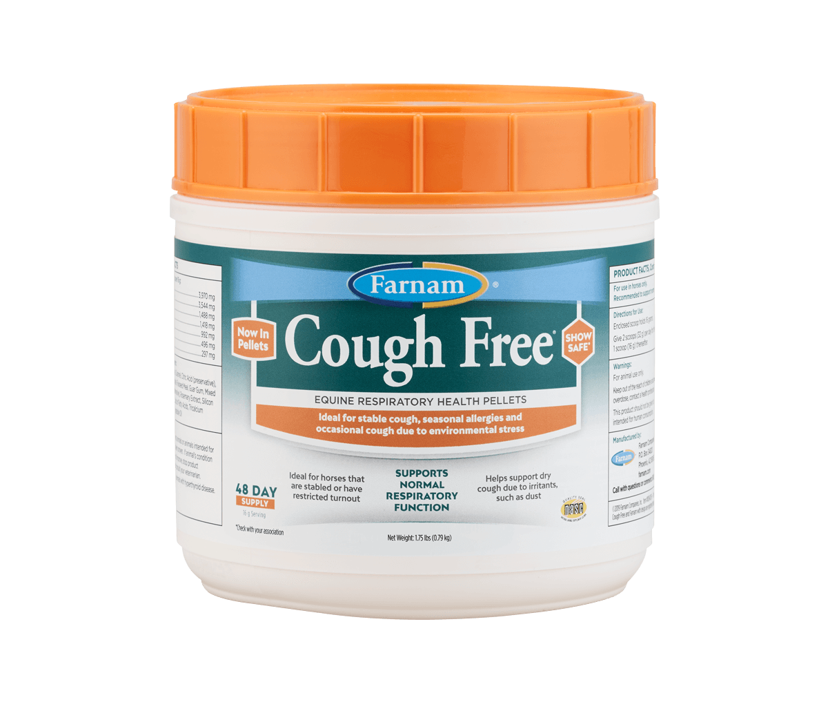 Farnam, Farnam Cough Free Equine Respiratory Health Pellets