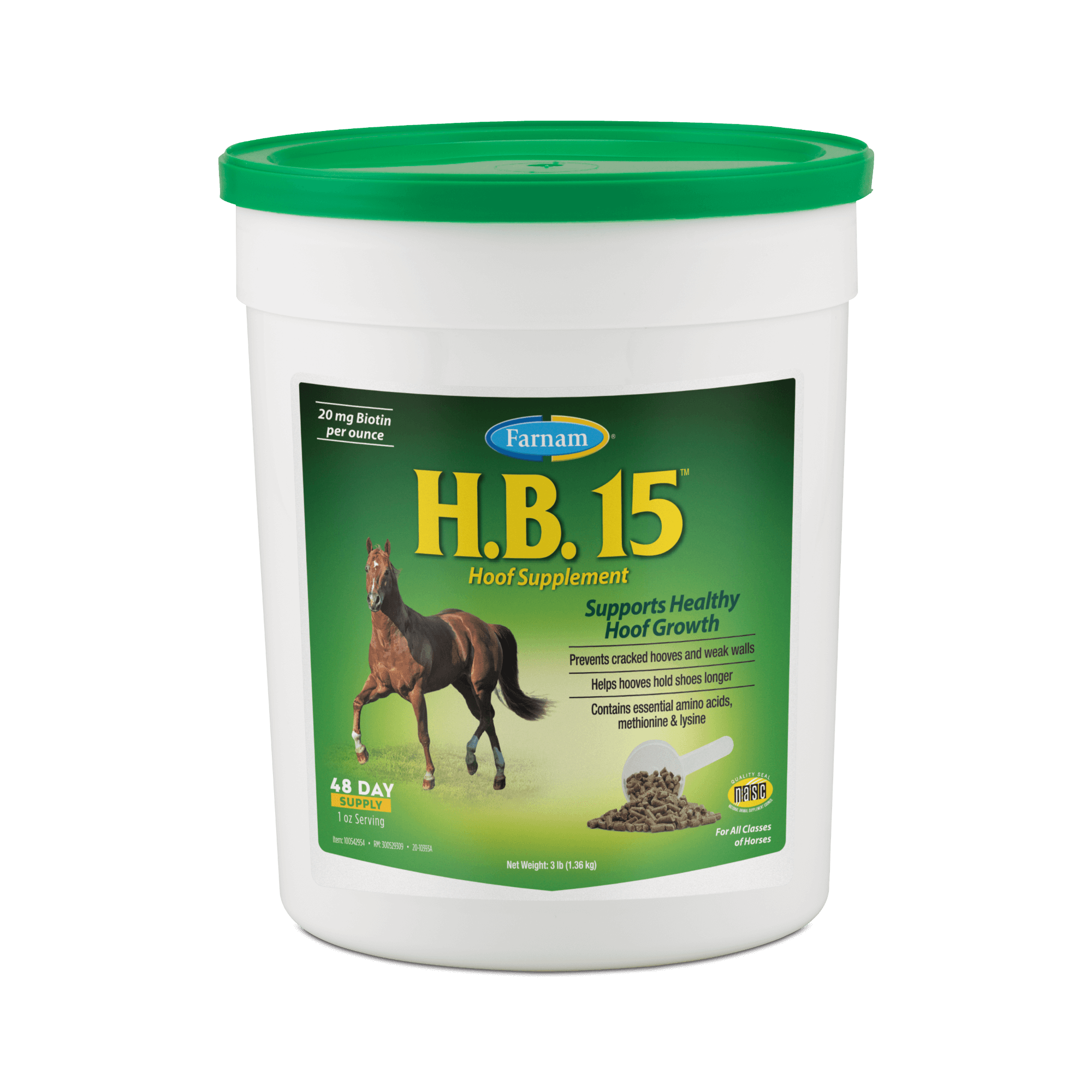 Farnam, Farnam H.B. 15 Hoof Supplement 3 lb