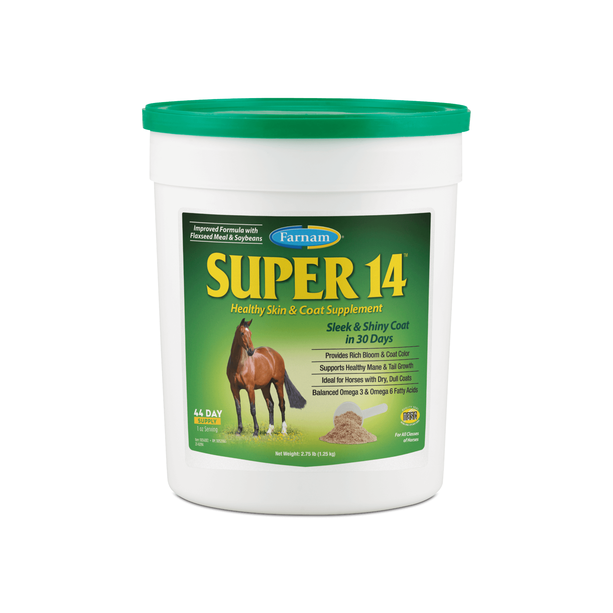 Farnam, Farnam Super 14 Healthy Skin & Coat Supplement 2.75 lbs