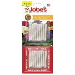 Jobe's, Flowering Plant Food Spikes, 10-10-4 Formula, 50-Pk.