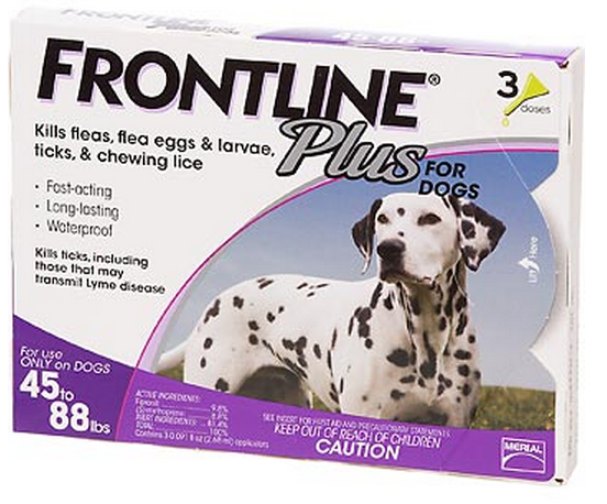 Frontline, Frontline Plus for Large Dogs