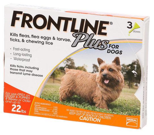 Frontline, Frontline Plus for Small Dogs and Puppies