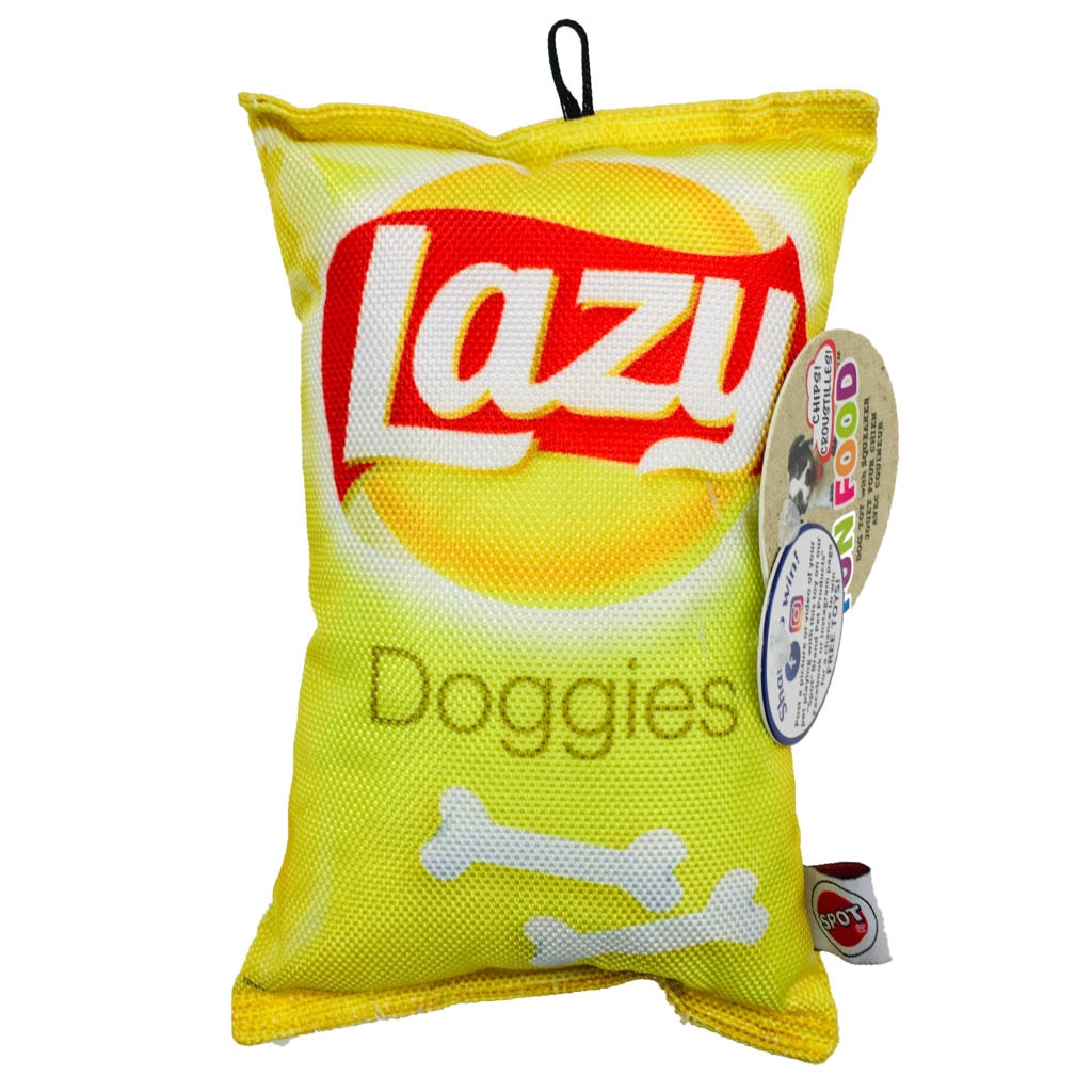 Ethical Pet, Fun Food Lazy Doggie Chips 8″