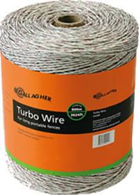 Gallagher, Gallagher 1312' + 300' White Turbo Fence Wire