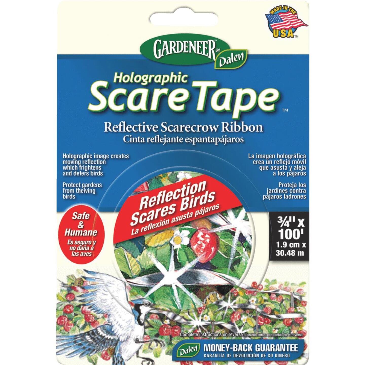 Gardeneer, Gardeneer Holographic Scare Tape 3/4 In. W. x 100 Ft. L. Bird Deterrent Tape