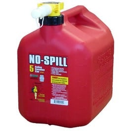 No-Spill, Gas Can, CARB Compliant, 5-Gal.