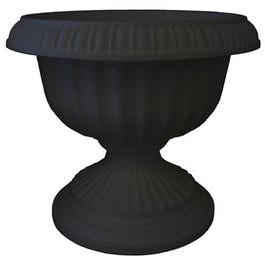 Bloem, Grecian Urn, Black Plastic, 18-In.