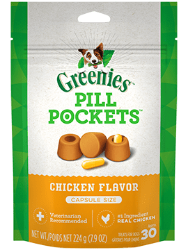 Greenies, Greenies PILL POCKETS™ Treats for Dogs Chicken Flavor Capsule