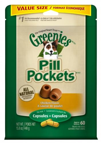 Greenies, Greenies Pill Pockets Canine Chicken Flavor Dog Treats