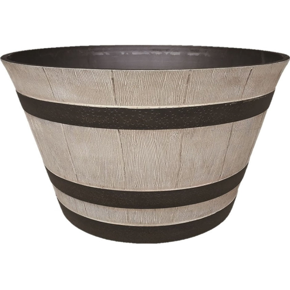 SOUTHERN PATIO, HDR WHISKEY BARREL PLANTER