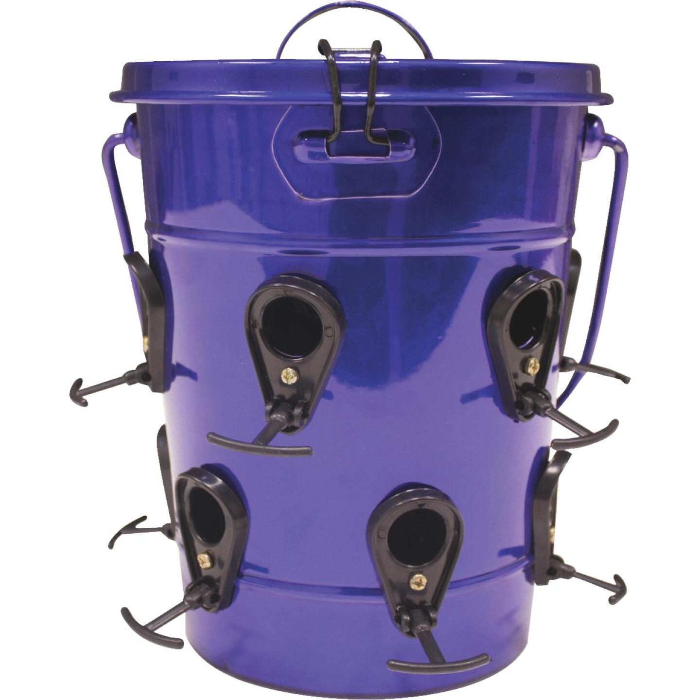 Heath, Heath Purple Metal Bucket Bird Feeder