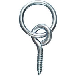 National Hardware, Hitching Ring, Zinc, 3/8 x 3-1/2-In.