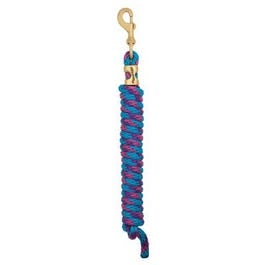 Weaver Leather, Horse Lead Rope, Blue/Pink/Purple Poly, 5/8-In. x 10-Ft.