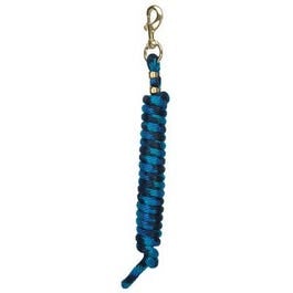 Weaver Leather, Horse Lead Rope, Navy/Blue/Turquoise Poly, 5/8-In. x 10-Ft.