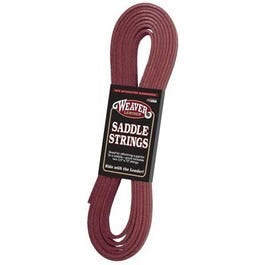 Weaver Leather, Horse Saddle String, Burgundy Leather, 1/2 x 72-In.