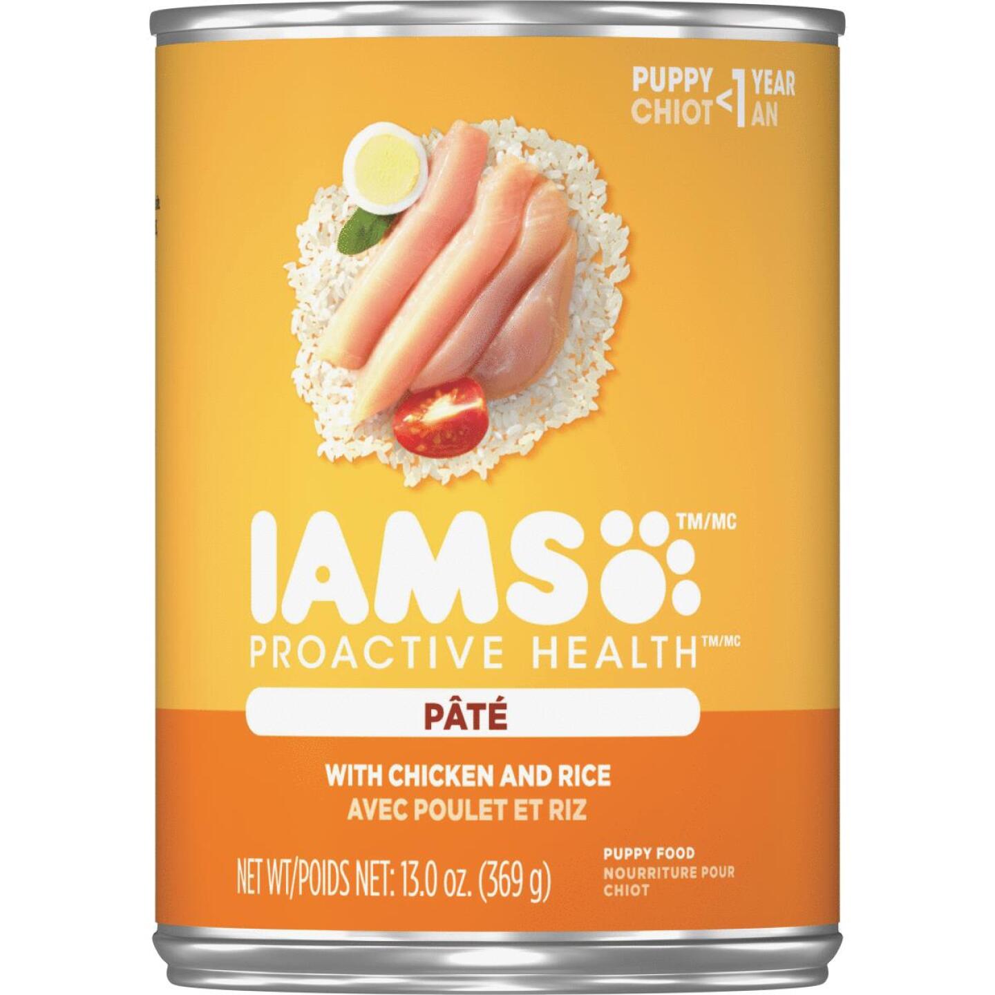 IAMS, IAMS Proactive Health Chicken & Rice Pate Puppy Food, 13 Oz.