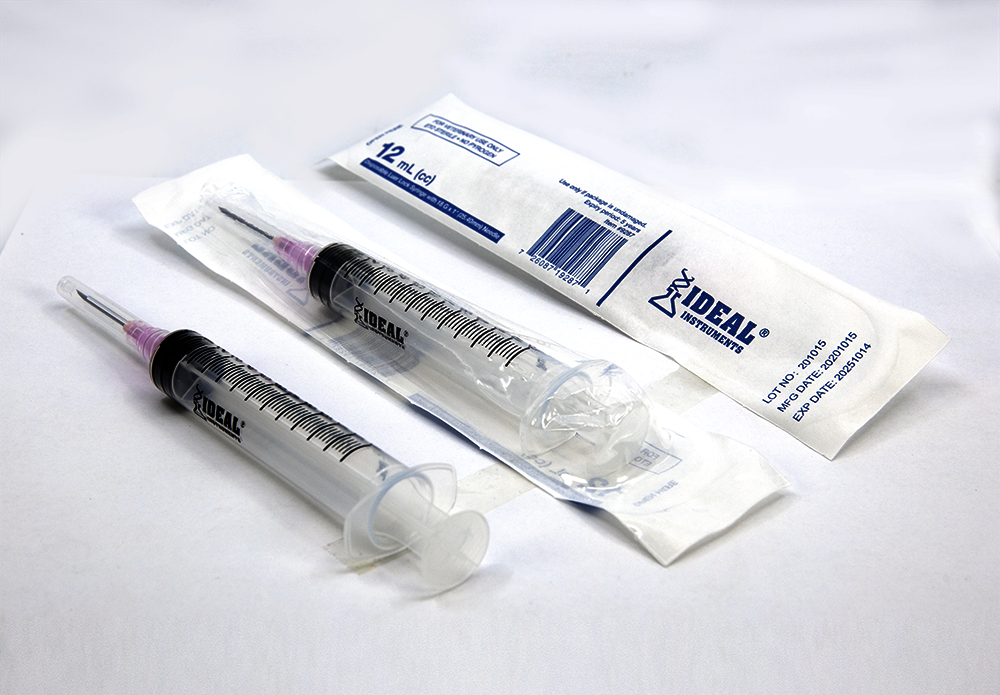 Ideal, Ideal® Syringes with Needles 12cc