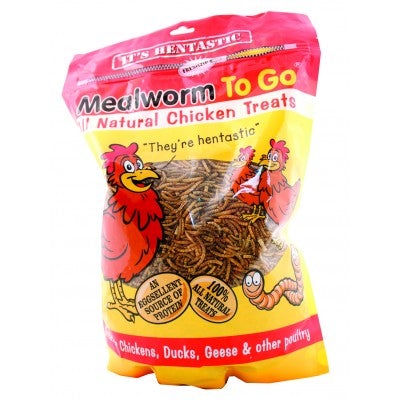 It's Hentastic, It's Hentastic Mealworm To Go Chicken Supplement Bag