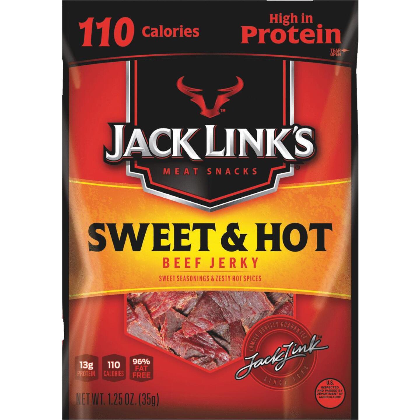 Jack Link's, Jack Link's 1.25 Oz. Sweet & Hot Beef Jerky