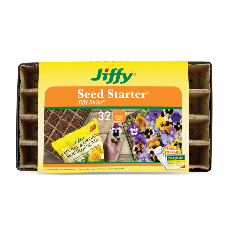 Jiffy, Jiffy 32 Cell Peat Strip Seed Starter Greenhouse