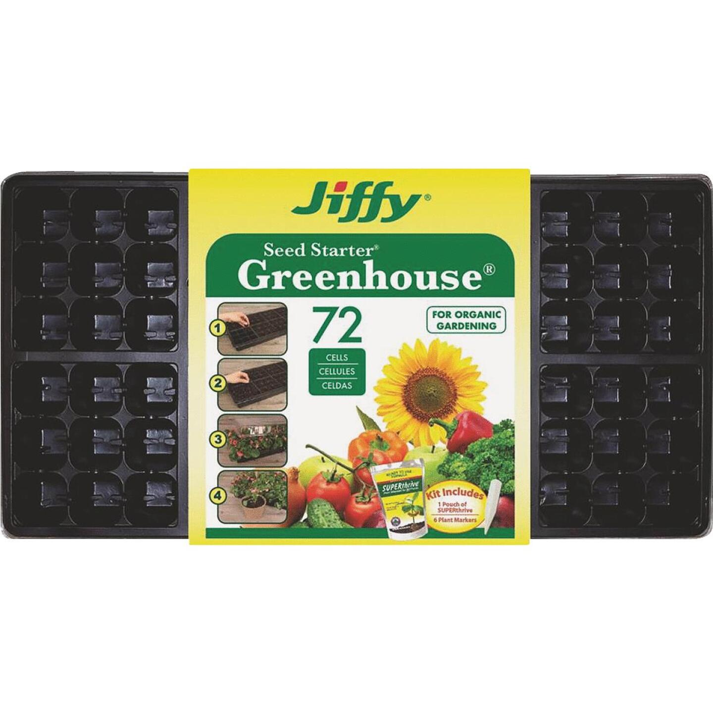 Jiffy, Jiffy 72-Cell Seed Starter Kit with Superthrive