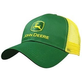 Various, John Deere Mesh Cap, Yellow & Green, One Size