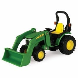 Tomy, John Deere Tractor With Loader, 1:32 Scale