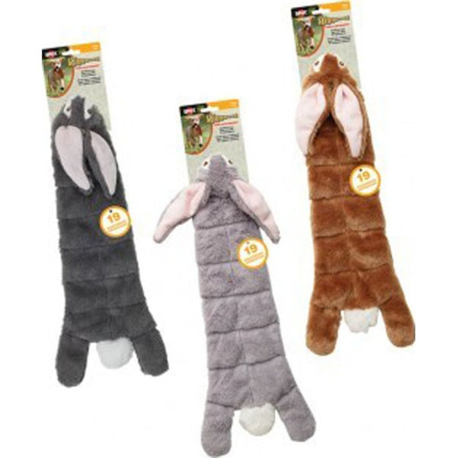 SKINNEEEZ, KINNEEEZ MULTI SQUEAKER RABBIT