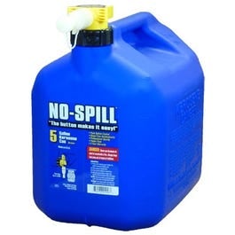 No-Spill, Kerosene Can, CARB Compliant, 5-Gal.