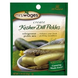 Mrs. Wages, Kosher Dill Refrigerator Pickle Mix, 1.9-oz.