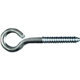 National Hardware, Lag Screw Eye, Zinc, 3/8 x 4-1/2-In.