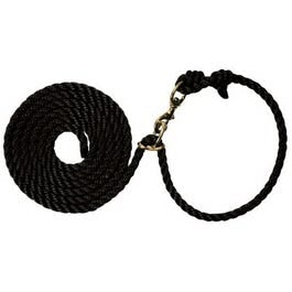 Weaver Leather, Livestock Neck Rope, Black Poly, 1/2-In. x 10-Ft.