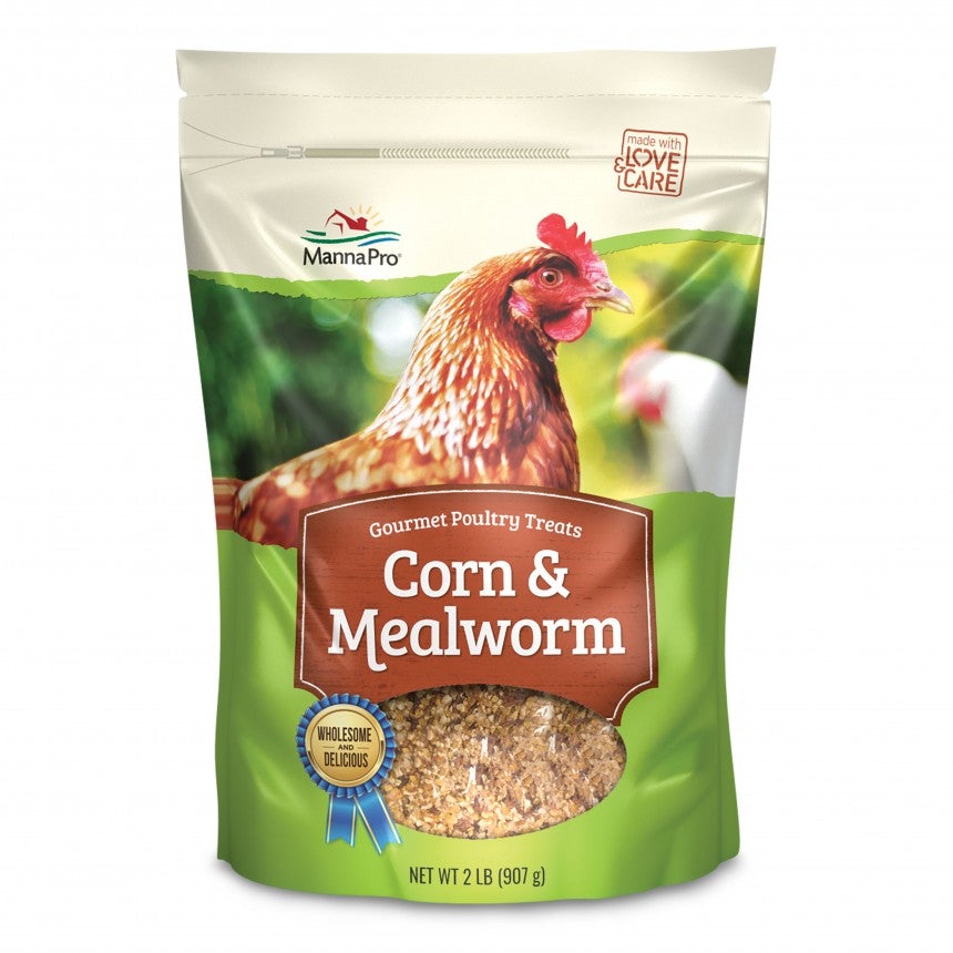 Manna Pro, Manna Pro Corn & Mealworm Snack Blend