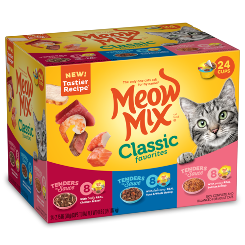 Meow Mix, Meow Mix Classic Favorites Variety Pack