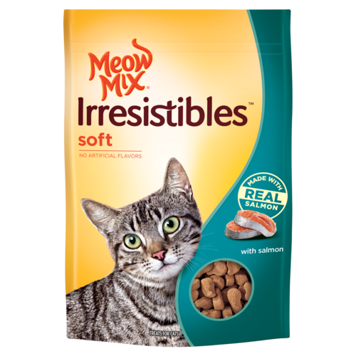 Meow Mix, Meow Mix Irresistibles® Soft Cat Treats With Salmon 3 oz